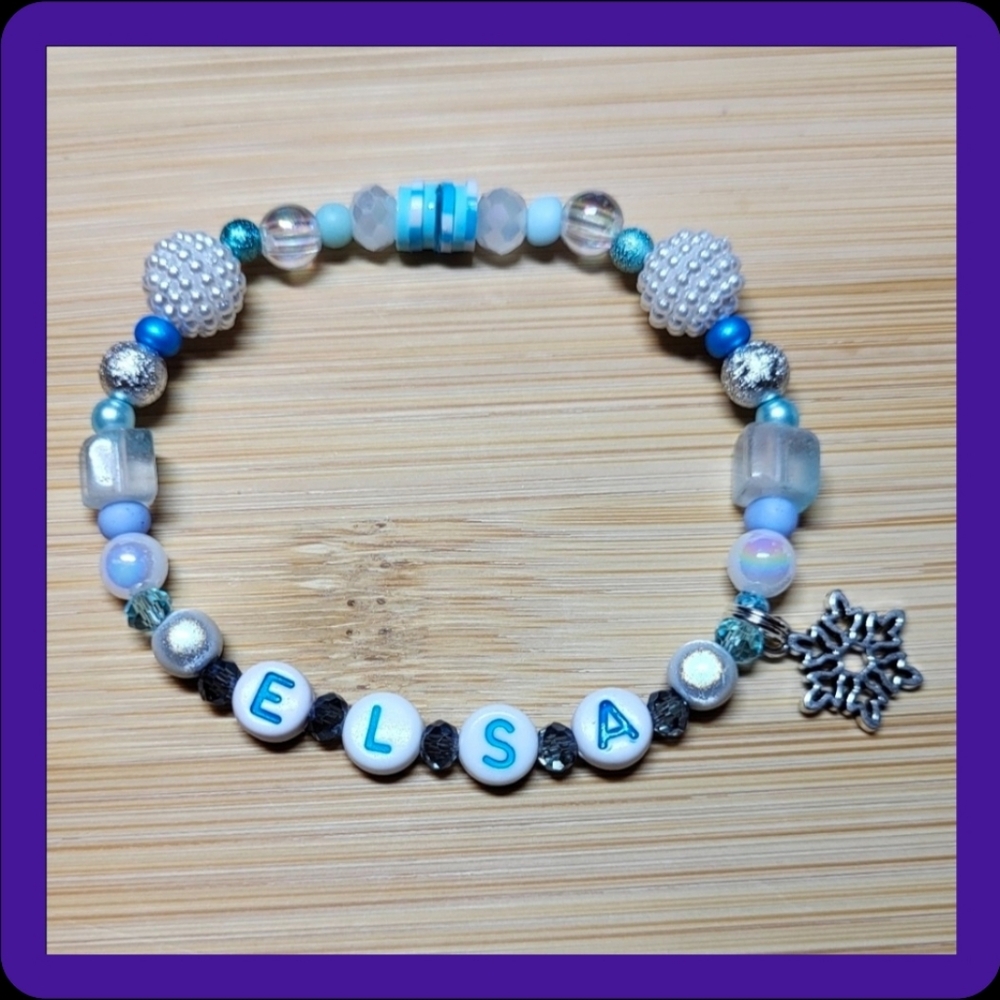 Elsa- Disney Friendship Bracelet, Size 7"